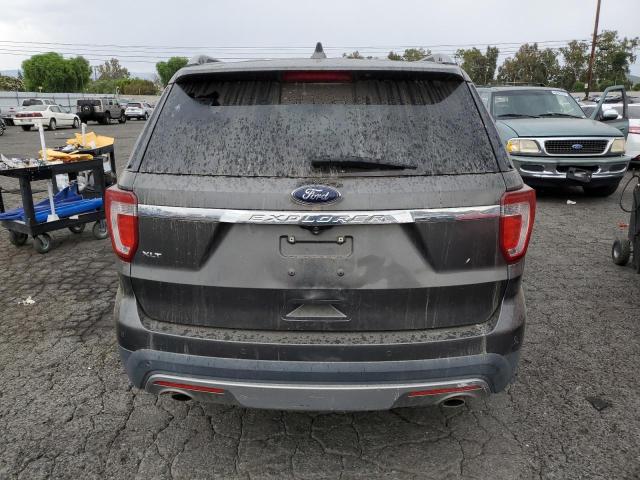 1FM5K7D89GGB74459 - 2016 FORD EXPLORER XLT GRAY photo 6