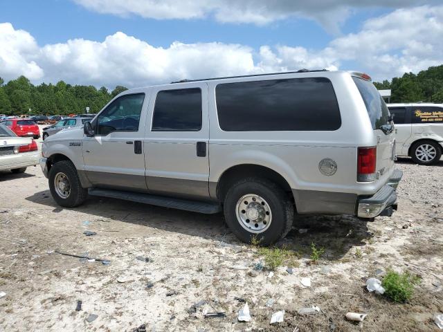 1FMNU40L74EA91459 - 2004 FORD EXCURSION XLT SILVER photo 2