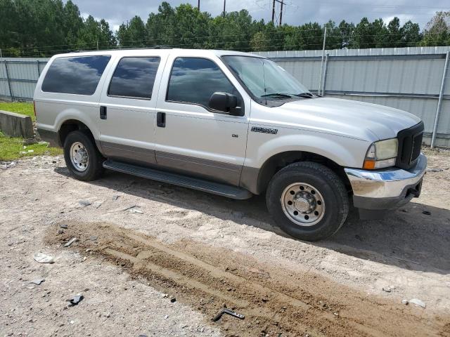 1FMNU40L74EA91459 - 2004 FORD EXCURSION XLT SILVER photo 4