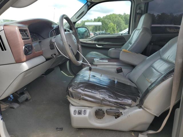 1FMNU40L74EA91459 - 2004 FORD EXCURSION XLT SILVER photo 7