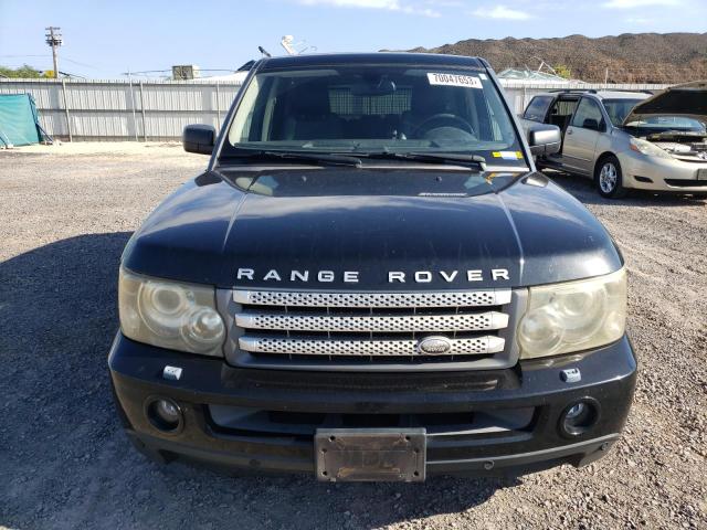 SALSH23416A913616 - 2006 LAND ROVER RANGE ROVE SUPERCHARGED BLACK photo 5