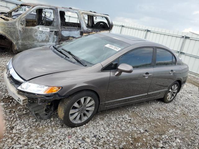 19XFA1F93BE002399 - 2011 HONDA CIVIC EXL ნაცრისფერი ფოტო 1