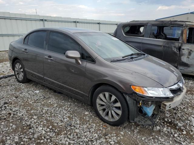 19XFA1F93BE002399 - 2011 HONDA CIVIC EXL ნაცრისფერი ფოტო 4