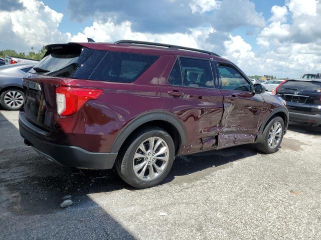 1FMSK7DH2NGB37835 - 2022 FORD EXPLORER XLT BURGUNDY photo 3