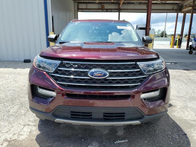 1FMSK7DH2NGB37835 - 2022 FORD EXPLORER XLT BURGUNDY photo 5