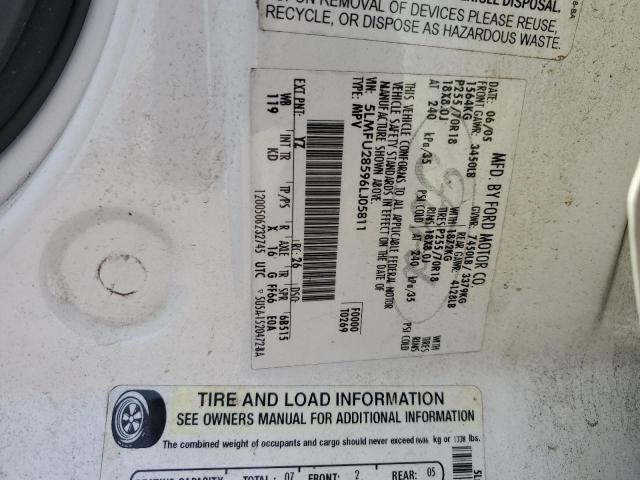 5LMFU28596LJ05811 - 2006 LINCOLN NAVIGATOR 白色 照片 12