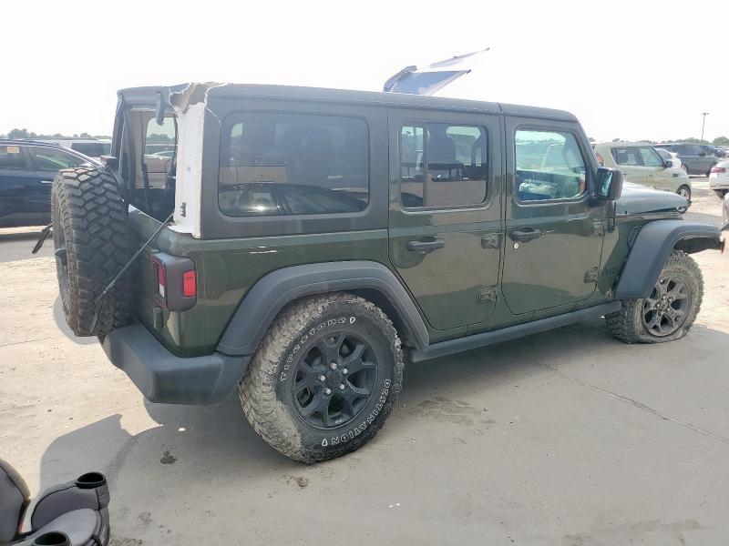 1C4HJXDN2LW332098 - 2020 JEEP WRANGLER U SPORT GREEN photo 3