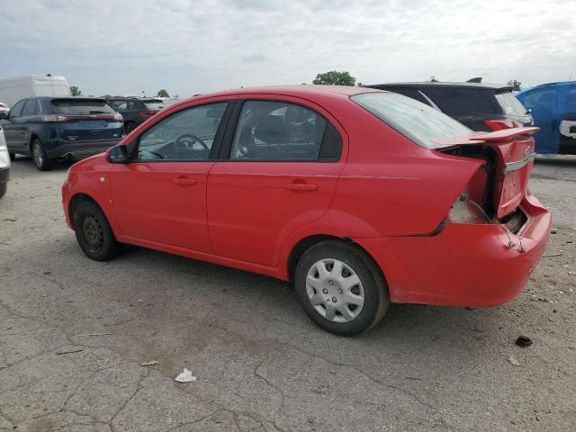 KL1TD56678B115731 - 2008 CHEVROLET AVEO BASE წითელი ფოტო 2