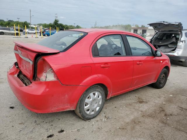 KL1TD56678B115731 - 2008 CHEVROLET AVEO BASE წითელი ფოტო 3