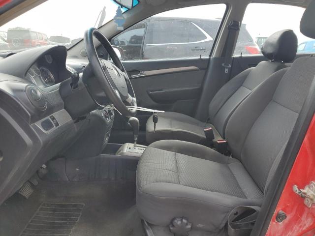 KL1TD56678B115731 - 2008 CHEVROLET AVEO BASE წითელი ფოტო 7