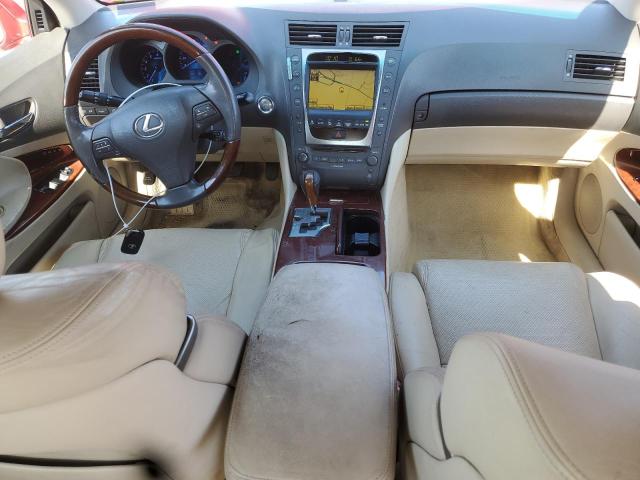 JTHCE1KS3A0025879 - 2010 LEXUS GS 350 მუქწითელი ფოტო 8