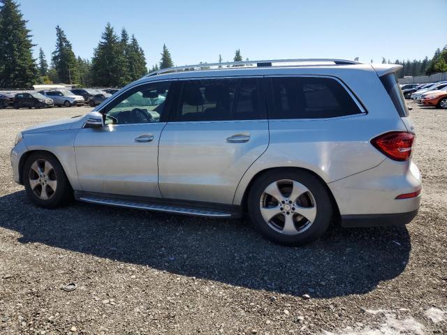 4JGDF6EE5HA828411 - 2017 MERCEDES-BENZ GLS 450 4MATIC SILVER photo 2