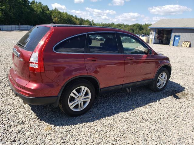 JHLRE4H71BC022224 - 2011 HONDA CR-V EXL MAROON photo 3