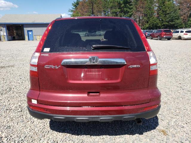 JHLRE4H71BC022224 - 2011 HONDA CR-V EXL MAROON photo 6