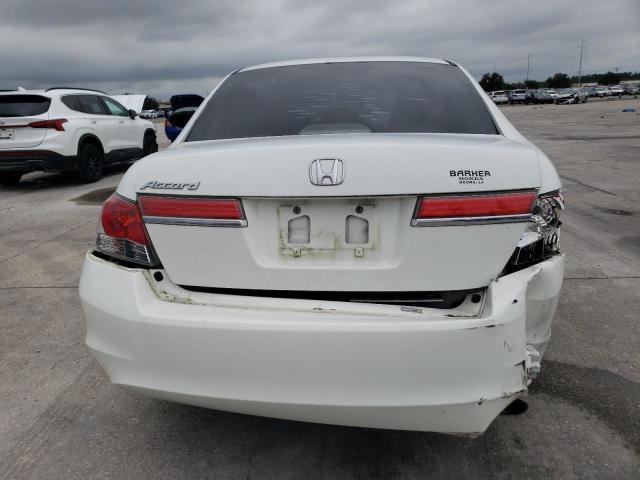 1HGCP2F38CA001290 - 2012 HONDA ACCORD LX WHITE photo 6