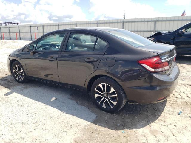 19XFB2F95DE238428 - 2013 HONDA CIVIC EXL შავი ფოტო 2