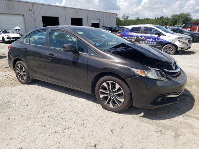 19XFB2F95DE238428 - 2013 HONDA CIVIC EXL შავი ფოტო 4