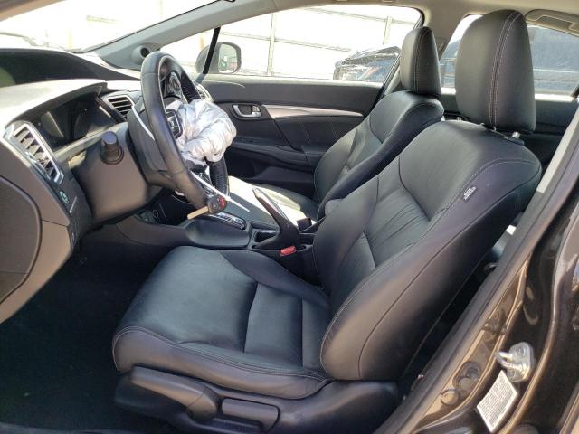 19XFB2F95DE238428 - 2013 HONDA CIVIC EXL შავი ფოტო 7
