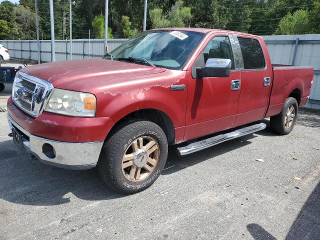 1FTPW14V07FA52583 - 2007 FORD F150 SUPERCREW RED photo 1