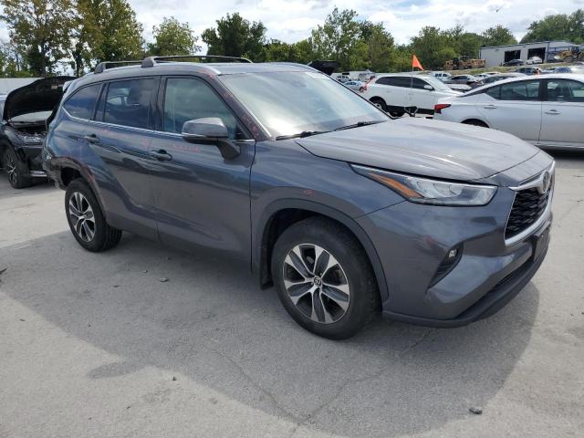 5TDGZRBH5LS019513 - 2020 TOYOTA HIGHLANDER XLE Մոխրագույն լուսանկար 4