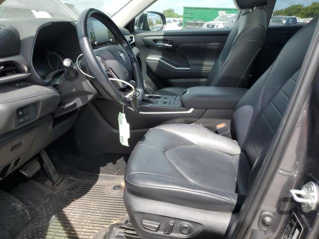 5TDGZRBH5LS019513 - 2020 TOYOTA HIGHLANDER XLE Մոխրագույն լուսանկար 7