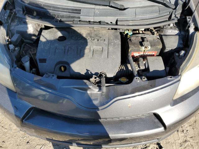 JTKKU4B4XC1017271 - 2012 TOYOTA SCION XD GRAY photo 11