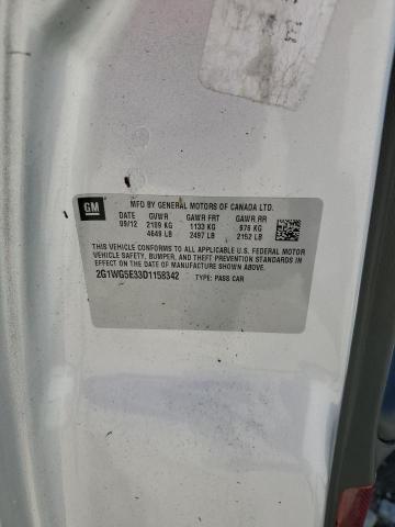 2G1WG5E33D1158342 - 2013 CHEV IMPALA LT Gümüş foto 12