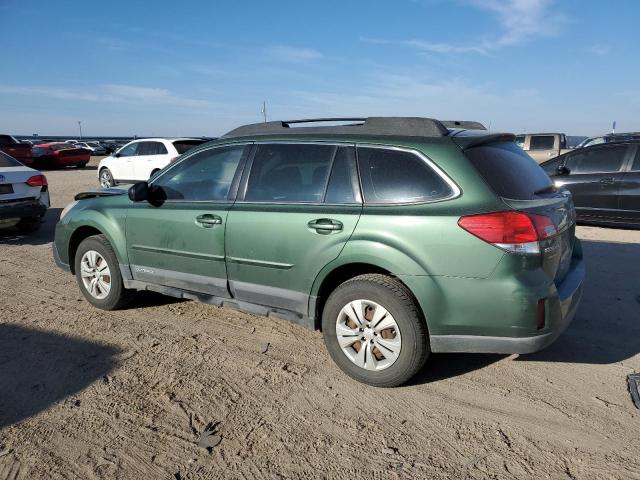 4S4BRBAC1E3255874 - 2014 SUBARU OUTBACK 2.5I GREEN photo 2