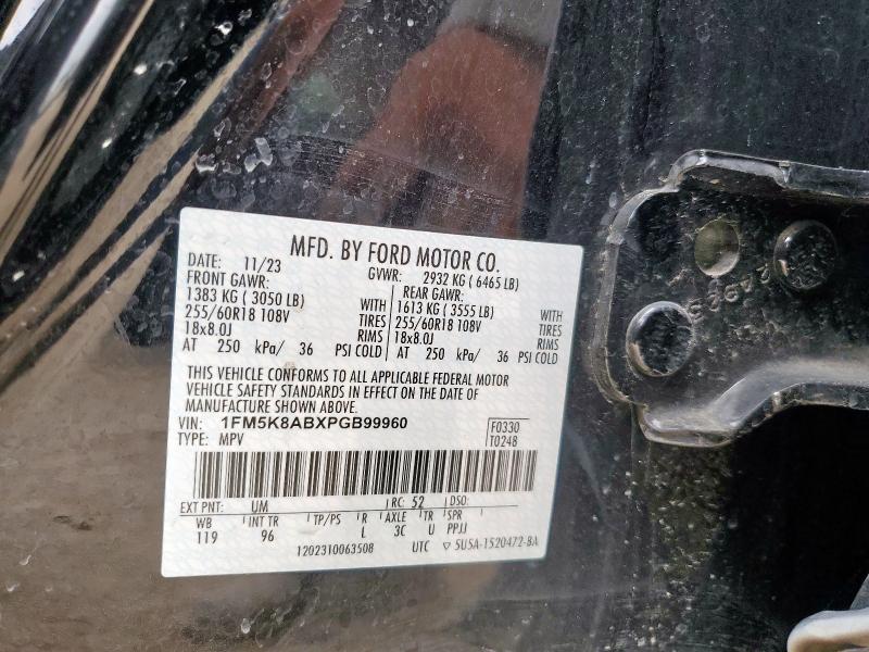 1FM5K8ABXPGB99960 - 2023 FORD EXPLORER POLICE INTERCEPTOR Երկգույն լուսանկար 14