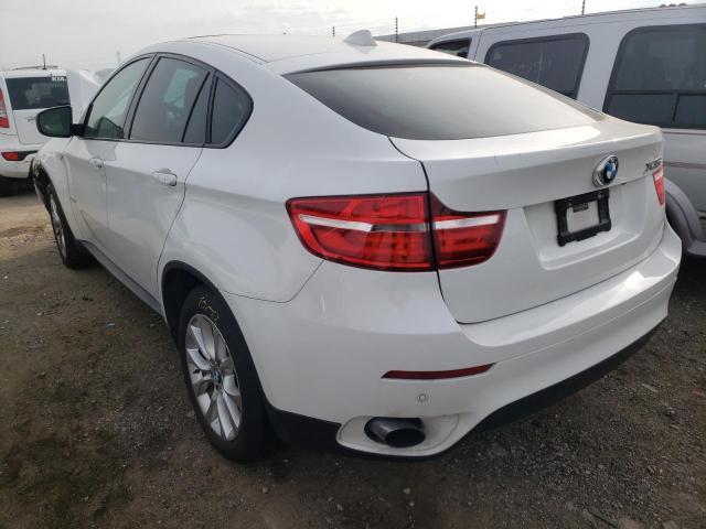 5UXFG2C54E0H10827 - 2014 BMW X6 XDRIVE35I WHITE photo 3