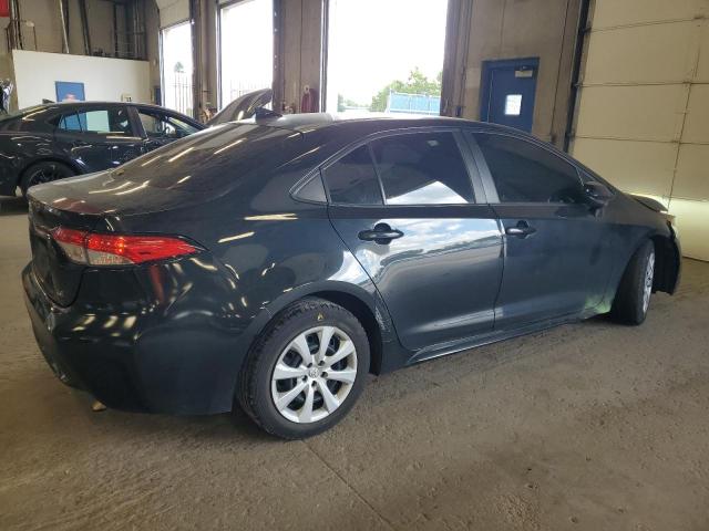 5YFEPMAE5MP218837 - 2021 TOYOTA COROLLA LE BLACK photo 3