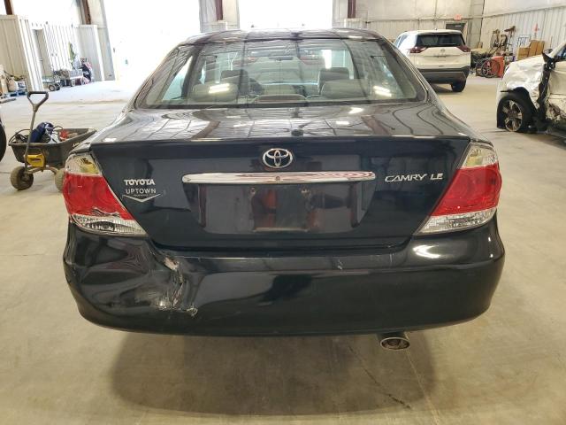 4T1BE32K75U023863 - 2005 TOYOTA CAMRY LE BLACK photo 6
