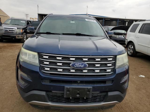 1FM5K7F82GGB17856 - 2016 FORD EXPLORER LIMITED BLUE photo 5