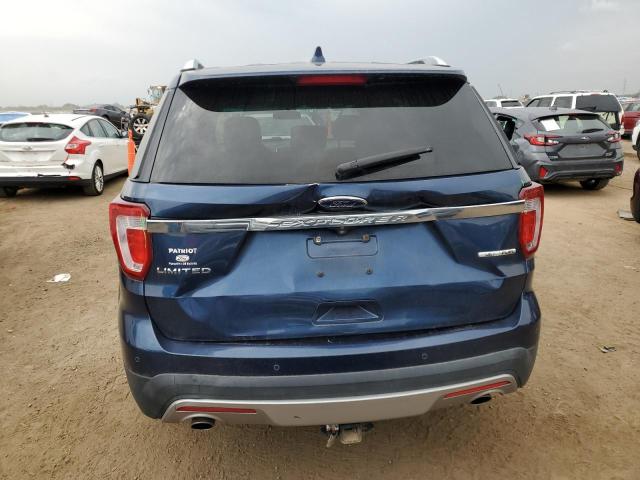 1FM5K7F82GGB17856 - 2016 FORD EXPLORER LIMITED BLUE photo 6