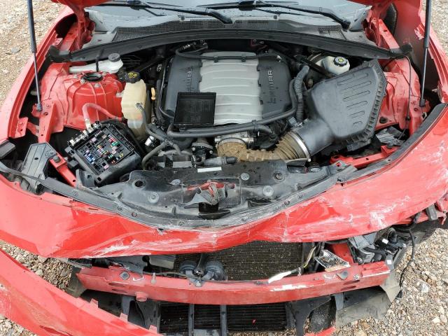 1G1FH1R79H0162089 - 2017 CHEVROLET CAMARO SS RED photo 11
