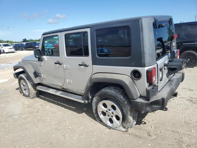 1J4BB3H15AL134630 - 2010 JEEP WRANGLER UNLIMITED SPORT SILVER photo 2