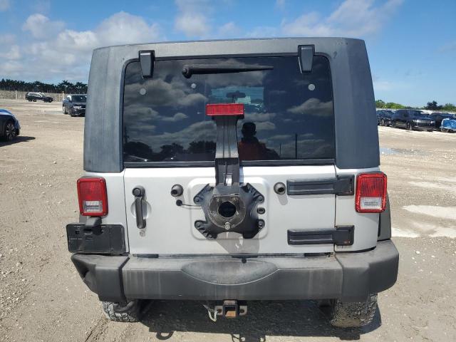 1J4BB3H15AL134630 - 2010 JEEP WRANGLER UNLIMITED SPORT SILVER photo 6