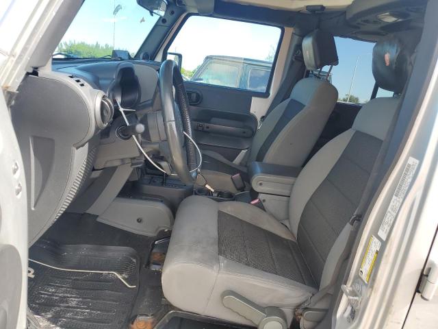 1J4BB3H15AL134630 - 2010 JEEP WRANGLER UNLIMITED SPORT SILVER photo 7