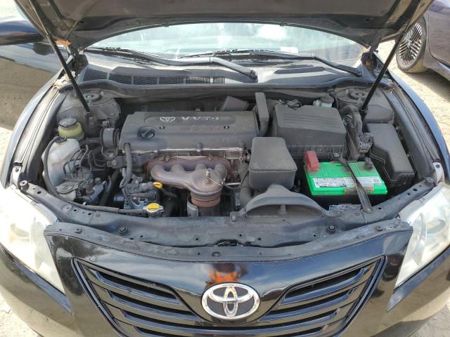 4T1BE46K27U632345 - 2007 TOYOTA CAMRY CE BLACK photo 11