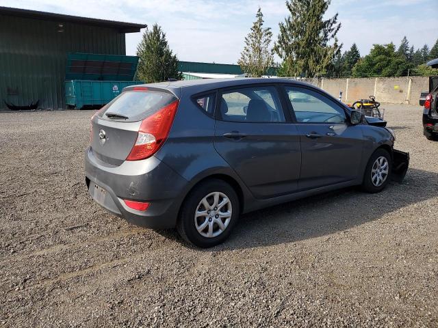 KMHCT5AE7CU011159 - 2012 HYUNDAI ACCENT GLS Grau Foto 3