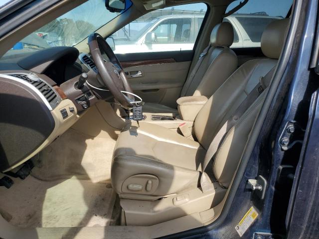 1GYEE637X80130263 - 2008 CADILLAC SRX BLUE photo 7