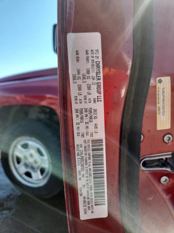 1C4NJPBB5CD687631 - 2012 JEEP PATRIOT SPORT RED photo 12