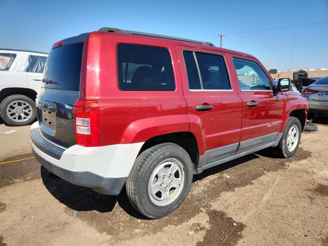 1C4NJPBB5CD687631 - 2012 JEEP PATRIOT SPORT RED photo 3