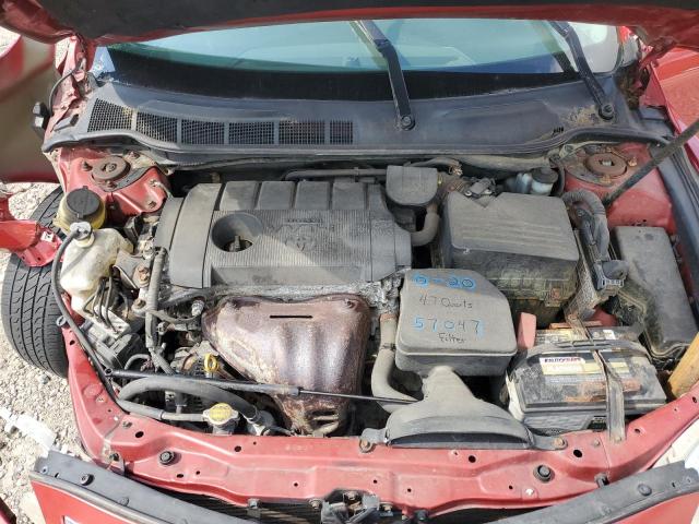 4T1BF3EKXAU085079 - 2010 TOYOTA CAMRY BASE 红色 照片 11