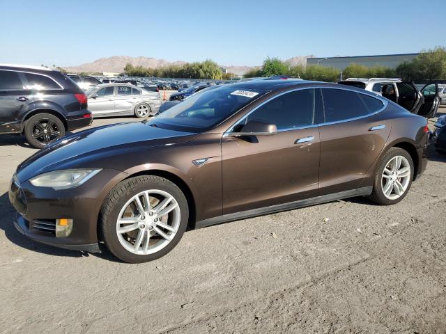 5YJSA1CN0DFP05388 - 2013 TESLA MODEL S BROWN photo 1