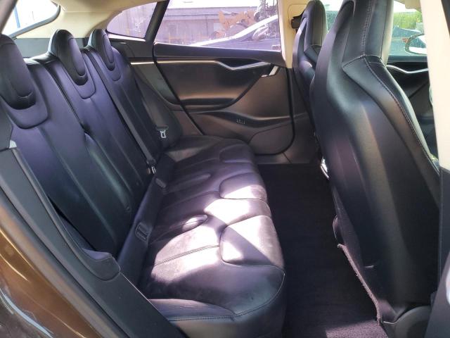 5YJSA1CN0DFP05388 - 2013 TESLA MODEL S BROWN photo 10