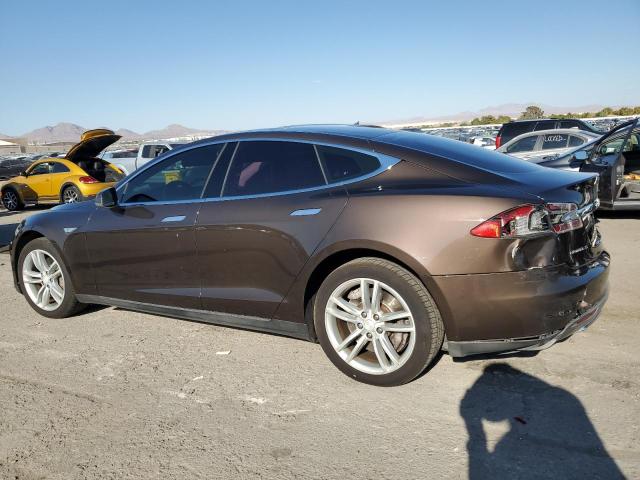 5YJSA1CN0DFP05388 - 2013 TESLA MODEL S BROWN photo 2