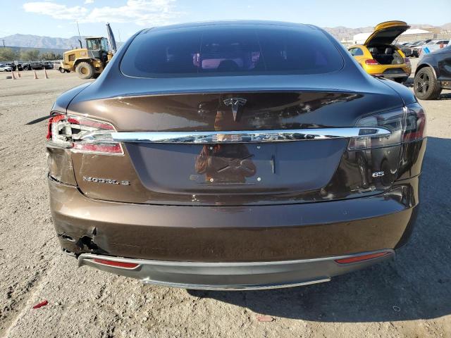 5YJSA1CN0DFP05388 - 2013 TESLA MODEL S BROWN photo 6