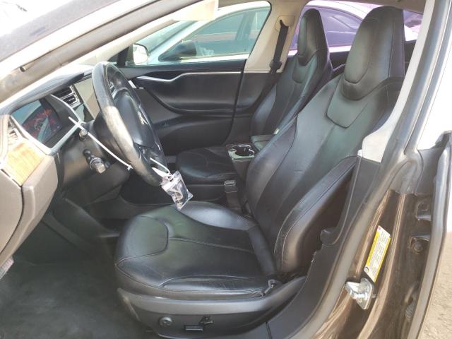 5YJSA1CN0DFP05388 - 2013 TESLA MODEL S BROWN photo 7