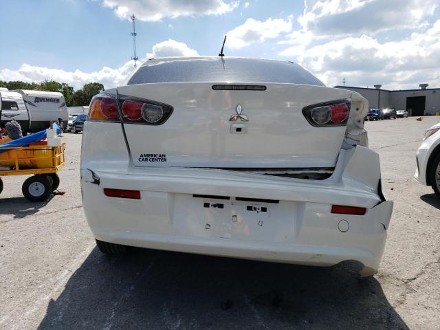 JA32U2FU3HU005747 - 2017 MITSUBISHI LANCER ES WHITE photo 6